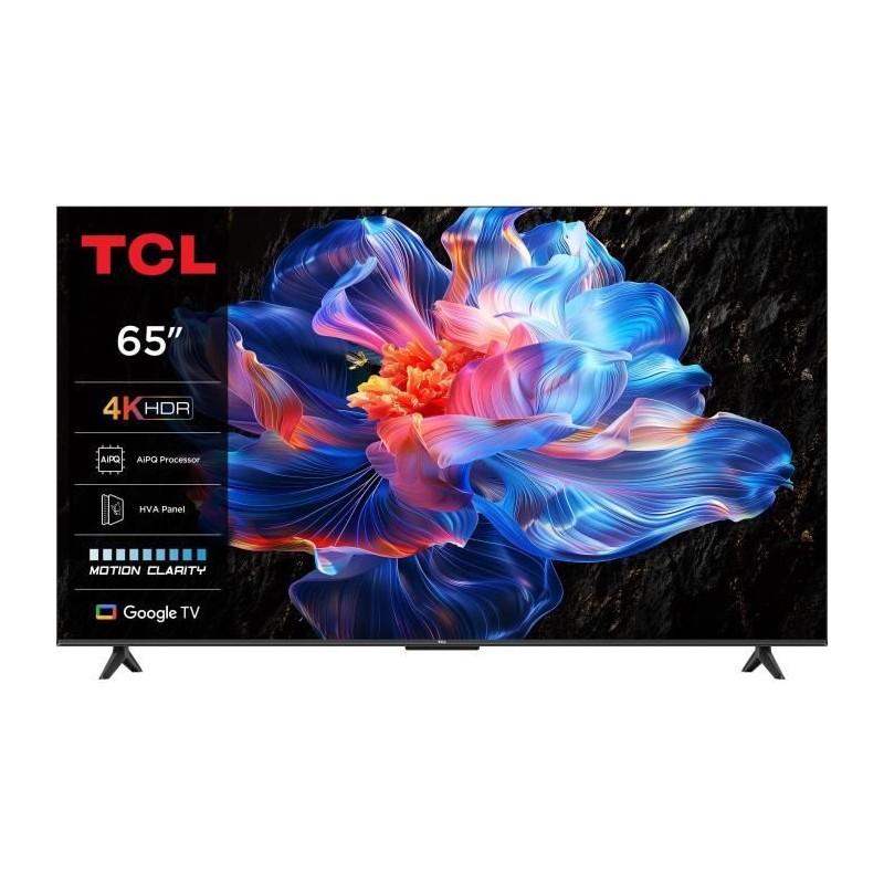 TCL 65P6K - TV LED 55 (165 cm) - 4K UHD 3840x2160 - HDR10+ - Google TV TCL 65P6K - TV LED 55 (165 cm) - 4K UHD 3840x2160 - HDR10+ - Google TV