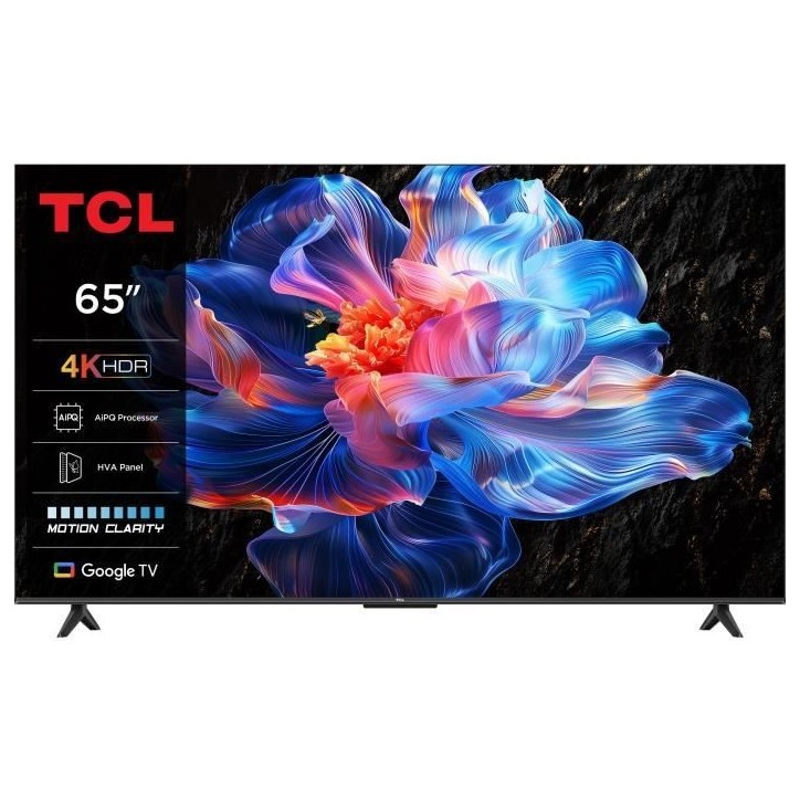 TCL 65P6K - TV LED 55 (165 cm) - 4K UHD 3840x2160 - HDR10+ - Google TV - 3xHDMI 2.1 - WiFi TCL 65P6K - TV LED 55 (165 cm) - 4K UHD 3840x2160 - HDR10+ - Google TV - 3xHDMI 2.1 - WiFi