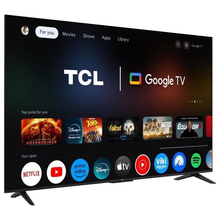 TCL 65P6K - TV LED 55 (165 cm) - 4K UHD 3840x2160 - HDR10+ - Google TV - 3xHDMI 2.1 - WiFi TCL 65P6K - TV LED 55 (165 cm) - 4K UHD 3840x2160 - HDR10+ - Google TV - 3xHDMI 2.1 - WiFi