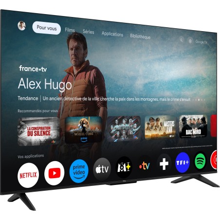 TCL 50T69C - TV QLED 50 (127 cm) - 4K UHD 3840x2160 - HDR10+ - Android TV - 3xHDMI 2.1 - WiFi