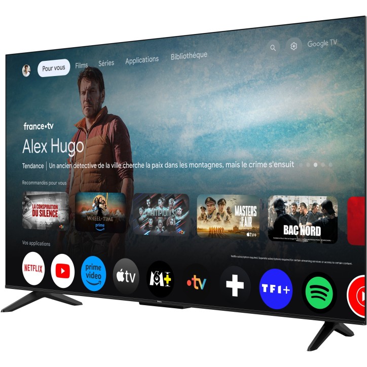 TCL 50T69C - TV QLED 50 (127 cm) - 4K UHD 3840x2160 - HDR10+ - Android TV - 3xHDMI 2.1 - WiFi