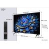 TCL 50T69C - TV QLED 50 (127 cm) - 4K UHD 3840x2160 - HDR10+ - Android