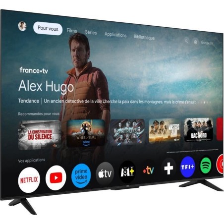 TCL 55T69C - TV QLED 55 (140 cm) - 4K UHD 3840x2160 - HDR10+ - Android TV - 3xHDMI 2.1 - WiFi