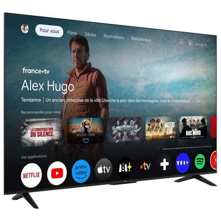 TCL 55T69C - TV QLED 55 (140 cm) - 4K UHD 3840x2160 - HDR10+ - Android TV - 3xHDMI 2.1 - WiFi TCL 55T69C - TV QLED 55 (140 cm) - 4K UHD 3840x2160 - HDR10+ - Android TV - 3xHDMI 2.1 - WiFi