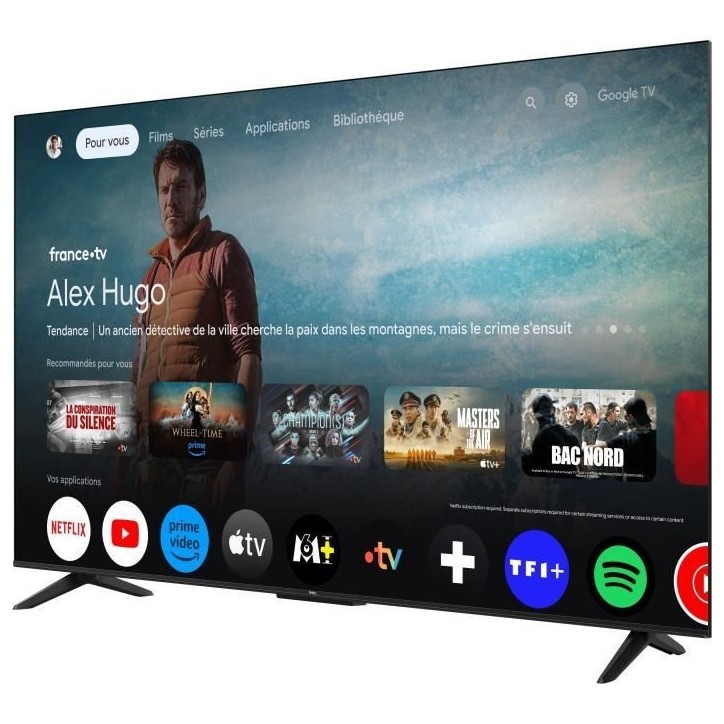 TCL 55T69C - TV QLED 55 (140 cm) - 4K UHD 3840x2160 - HDR10+ - Android TV - 3xHDMI 2.1 - WiFi TCL 55T69C - TV QLED 55 (140 cm) - 4K UHD 3840x2160 - HDR10+ - Android TV - 3xHDMI 2.1 - WiFi