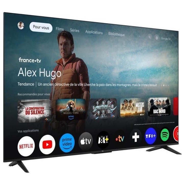 TCL 65T69C - TV QLED 65 (165 cm) - 4K UHD 3840x2160 - HDR10+ - Android TV - 3xHDMI 2.1 - WiFi TCL 65T69C - TV QLED 65 (165 cm) - 4K UHD 3840x2160 - HDR10+ - Android TV - 3xHDMI 2.1 - WiFi