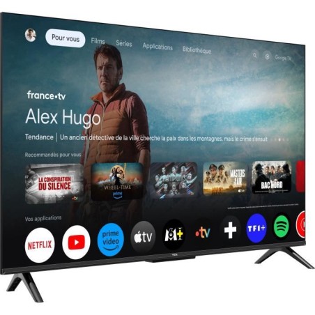 TCL 43T69C - TV QLED 43 (109 cm) - 4K UHD 3840x2160 - HDR10+ - Android TV - 3xHDMI 2.1 - WiFi