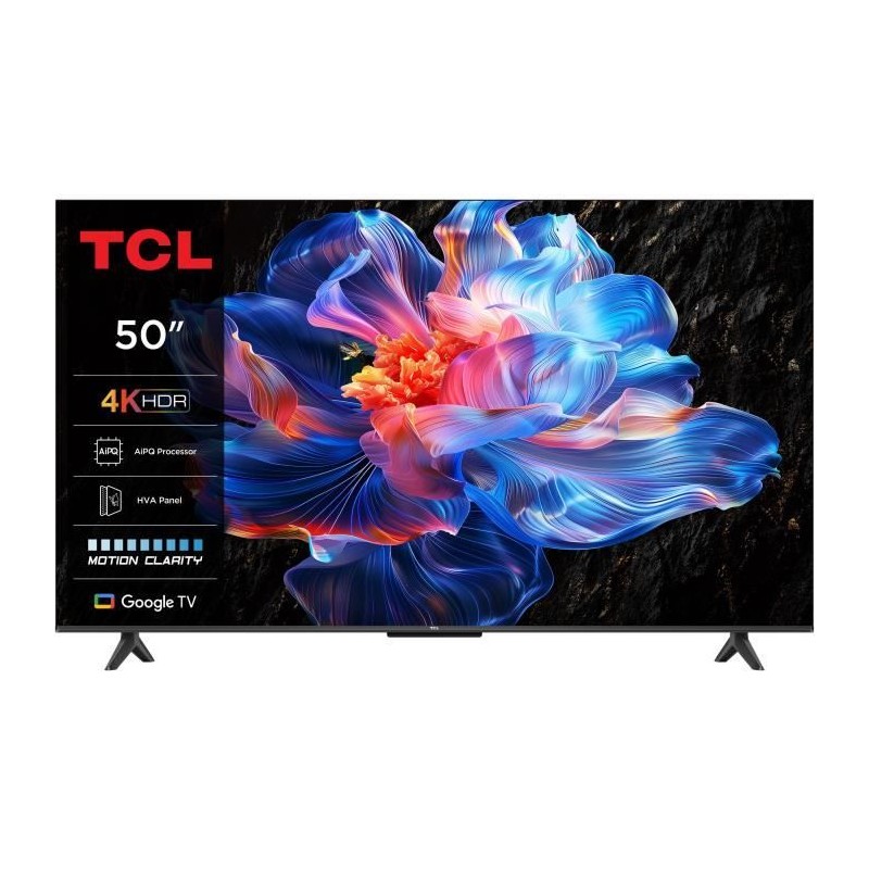 TCL 50P6K - TV LED 50 (126 cm) - 4K UHD 3840x2160 - HDR10+ - Google TV TCL 50P6K - TV LED 50 (126 cm) - 4K UHD 3840x2160 - HDR10+ - Google TV