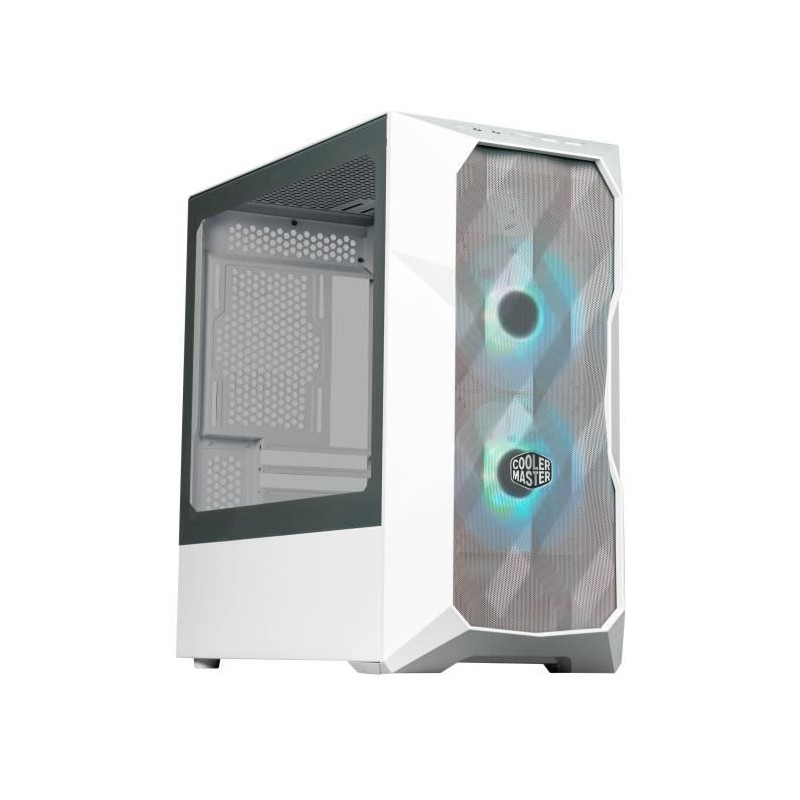 Boitier PC - COOLER MASTER - TD300 Mesh - White - M ATX Boitier PC - COOLER MASTER - TD300 Mesh - White - M ATX