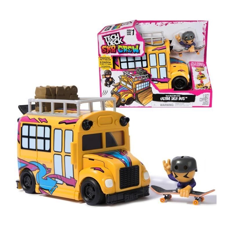 SPIN MASTER PLAYSET CAMION SK8 CREW Teck Deck SPIN MASTER PLAYSET CAMION SK8 CREW Teck Deck