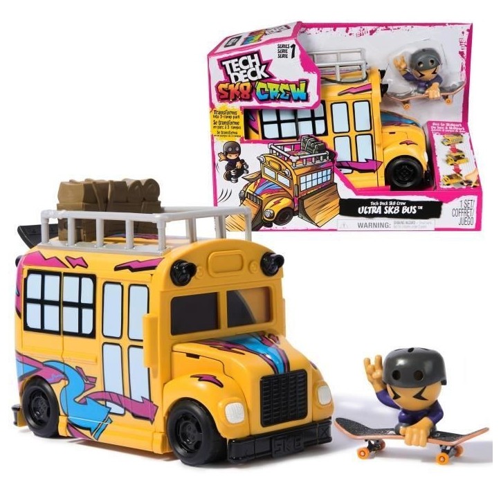 SPIN MASTER PLAYSET CAMION SK8 CREW Teck Deck