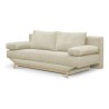 Banquette convertible 3 places - Coffre de rangement - Tissu velours c