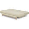 Banquette convertible 3 places - Coffre de rangement - Tissu velours c