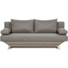 TEIJO Banquette convertible 3 places avec coffre de rangement - Tissu