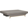 TEIJO Banquette convertible 3 places avec coffre de rangement - Tissu