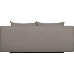 TEIJO Banquette convertible 3 places avec coffre de rangement - Tissu
