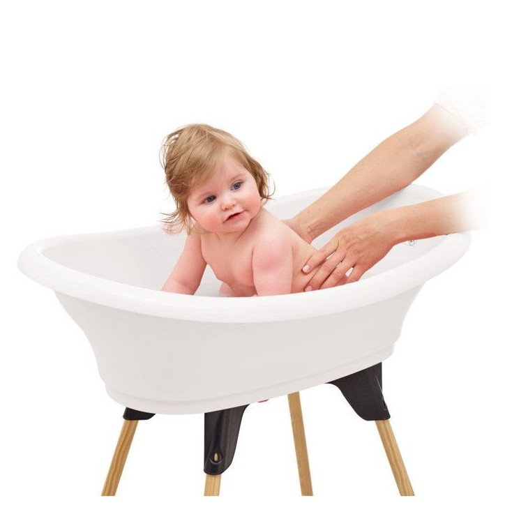 Pack baignoire THERMOBABY VASCO 5 en 1 Blanc muguet - Fabriqué en France Pack baignoire THERMOBABY VASCO 5 en 1 Blanc muguet - Fabriqué en France