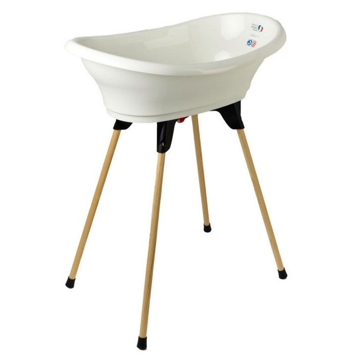 Pack baignoire THERMOBABY VASCO 5 en 1 Blanc muguet - Fabriqué en France Pack baignoire THERMOBABY VASCO 5 en 1 Blanc muguet - Fabriqué en France