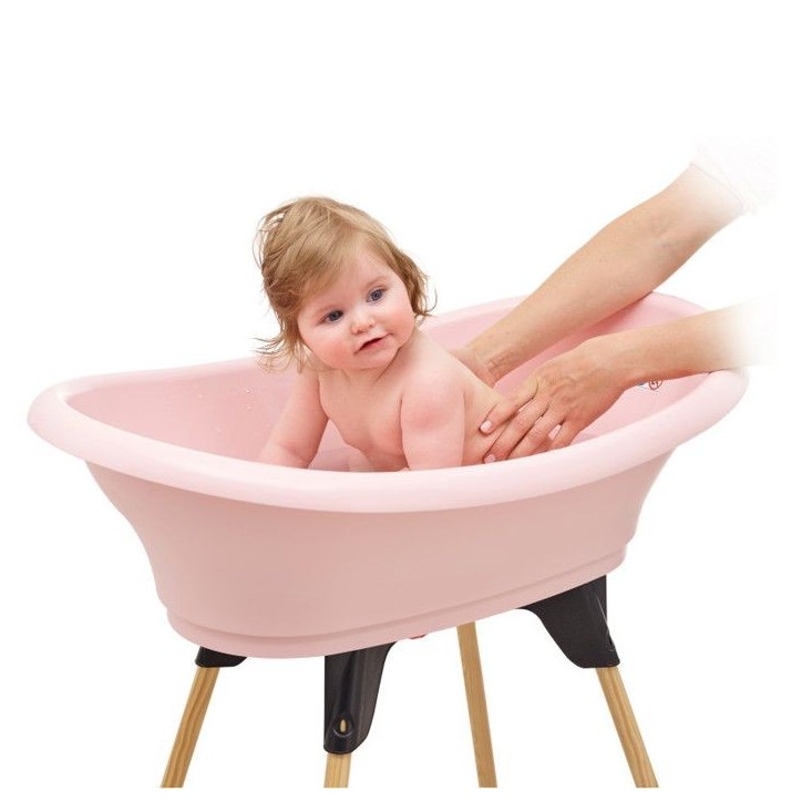 Pack baignoire THERMOBABY VASCO 5 en 1 Rose poudre - Fabriqué en France Pack baignoire THERMOBABY VASCO 5 en 1 Rose poudre - Fabriqué en France