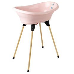 Pack baignoire THERMOBABY VASCO 5 en 1 Rose poudre - Fabriqué en Fran