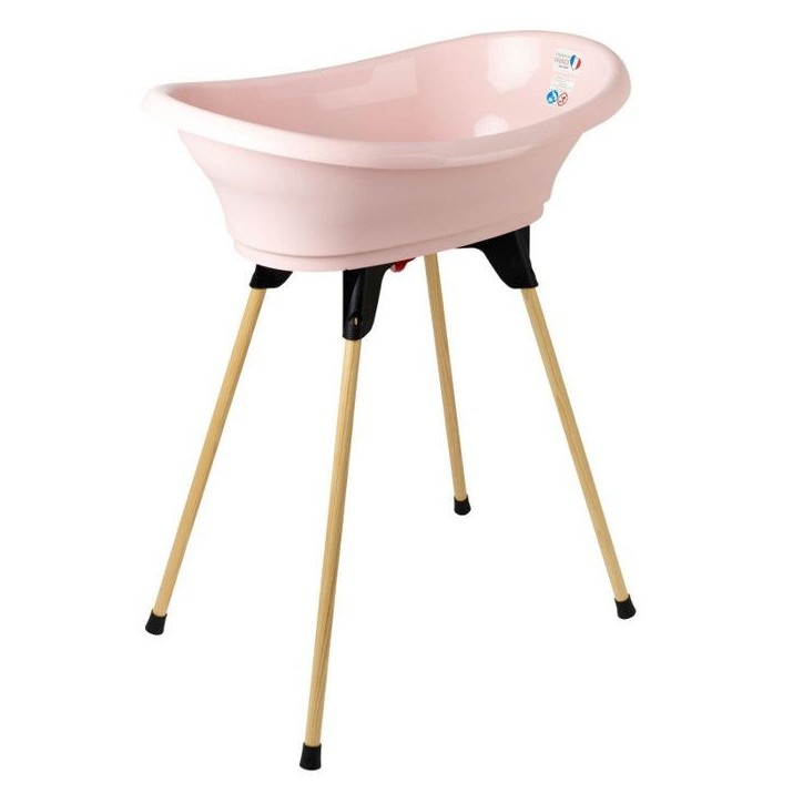 Pack baignoire THERMOBABY VASCO 5 en 1 Rose poudre - Fabriqué en France Pack baignoire THERMOBABY VASCO 5 en 1 Rose poudre - Fabriqué en France