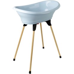 Pack baignoire THERMOBABY VASCO 5 en 1 Fleur bleue - Fabriqué en Fran