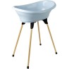 Pack baignoire THERMOBABY VASCO 5 en 1 Fleur bleue - Fabriqué en Fran