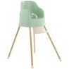 Chaise haute évolutive YOUPLA Thermobaby - Vert céladon - Fabriquée