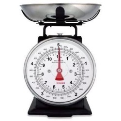 TERRAILLON 14477 Balance mécanique rétro déco - 5 kg - bol 1L - Lar