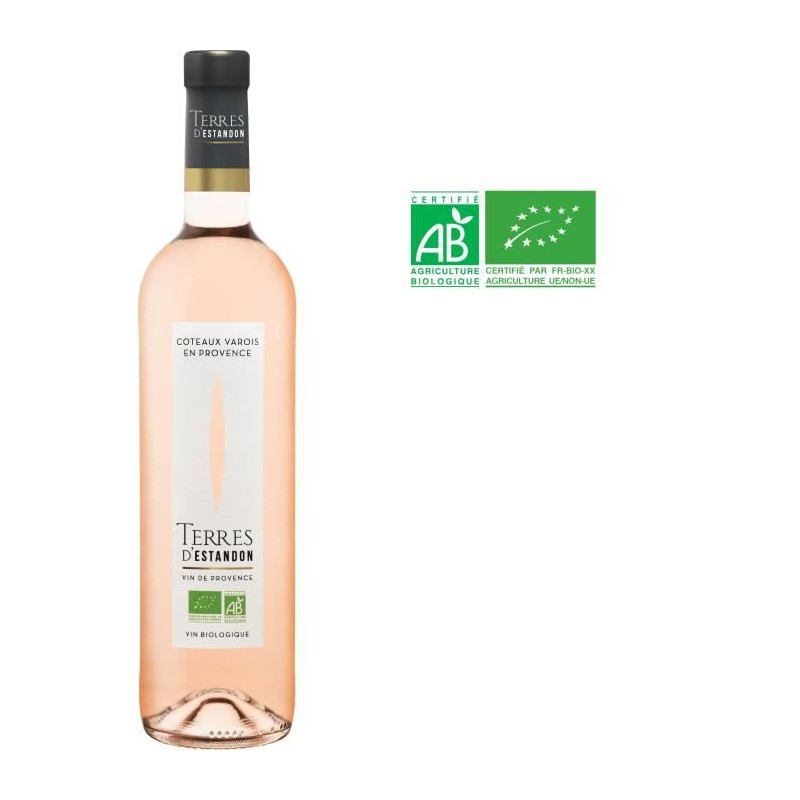Estandon Terre d'Estandon Coteaux Varois en Provence - Vin rosé de Pr Estandon Terre d'Estandon Coteaux Varois en Provence - Vin rosé de Pr