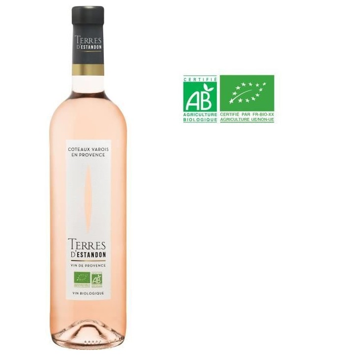 Estandon Terre d'Estandon Coteaux Varois en Provence - Vin rosé de Provence - Bio 2024
