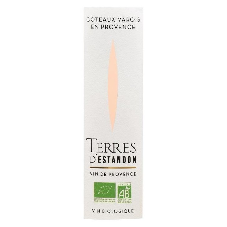 Estandon Terre d'Estandon Coteaux Varois en Provence - Vin rosé de Provence - Bio 2024
