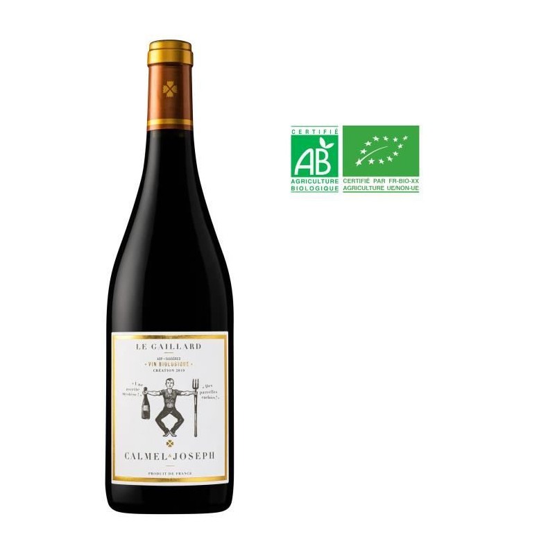 Calmel & Joseph Le Gaillard Faugeres - Vin rouge de Languedoc Bio 2022