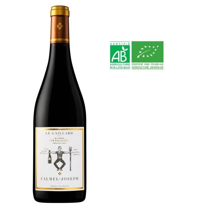 Calmel & Joseph Le Gaillard Faugeres - Vin rouge de Languedoc Bio 2022