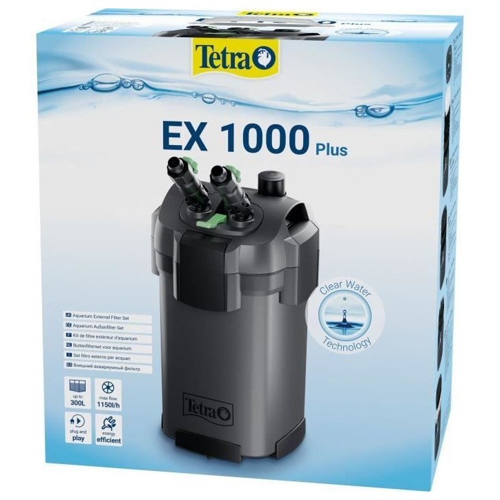 Filtre extérieur - TETRA - EX 1000 plus - Pour aquarium de 150 a 300 L Filtre extérieur - TETRA - EX 1000 plus - Pour aquarium de 150 a 300 L