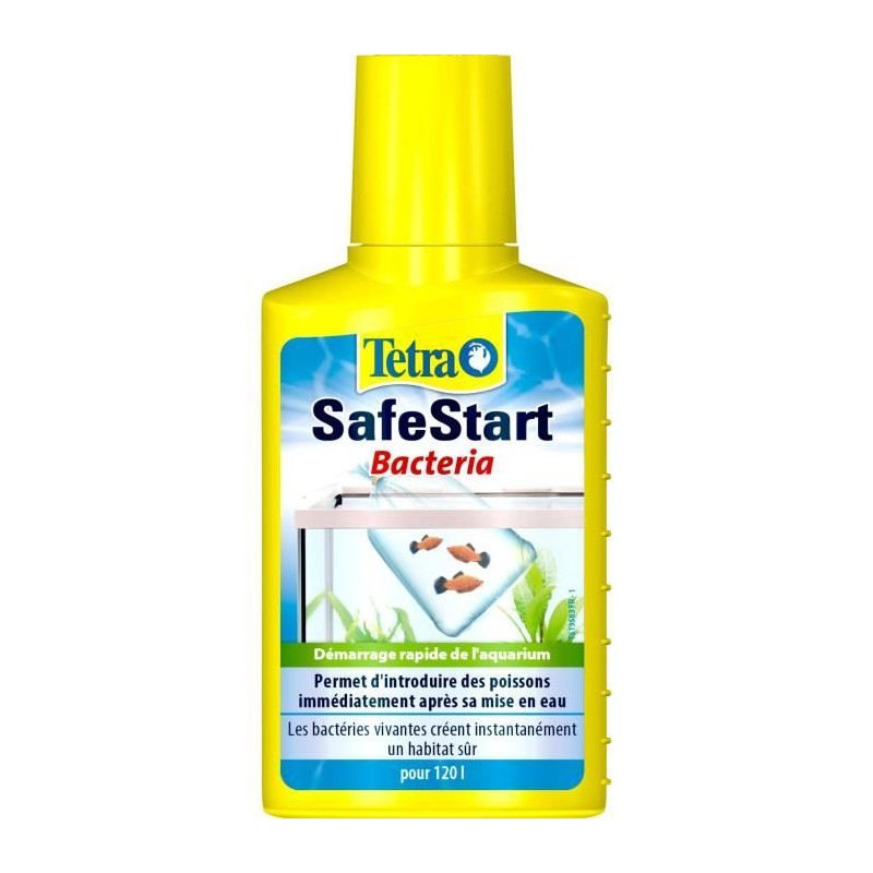 Tetra SafeStart - TETRA - Ensemencement bactérien pour aquarium - Per Tetra SafeStart - TETRA - Ensemencement bactérien pour aquarium - Per