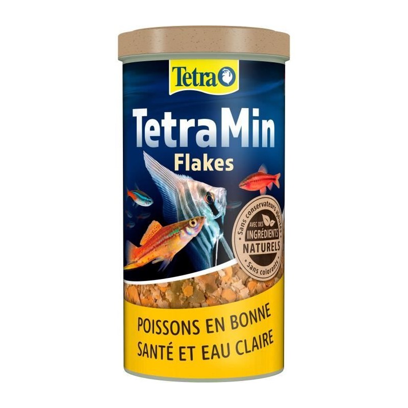 TetraMin Flocons - TETRA - Aliment complet pour poissons tropicaux - 1 TetraMin Flocons - TETRA - Aliment complet pour poissons tropicaux - 1