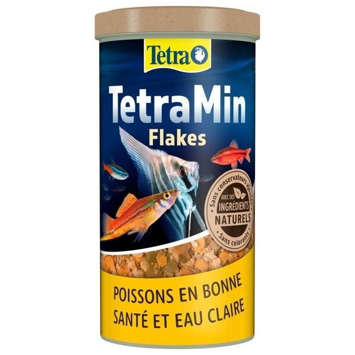 TetraMin Flocons - TETRA - Aliment complet pour poissons tropicaux - 1 L TetraMin Flocons - TETRA - Aliment complet pour poissons tropicaux - 1 L