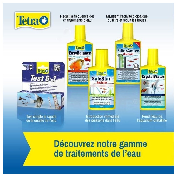 TETRA Aquasafe 500 ml - Pour aquarium TETRA Aquasafe 500 ml - Pour aquarium
