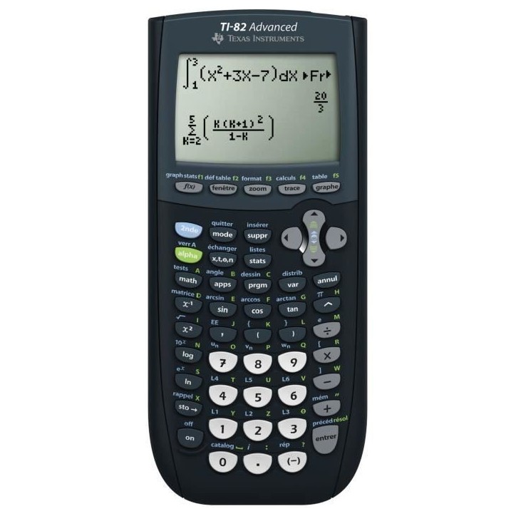 Calculatrice - TEXAS TEXAS INSTRUMENTS - TI-82 Advanced