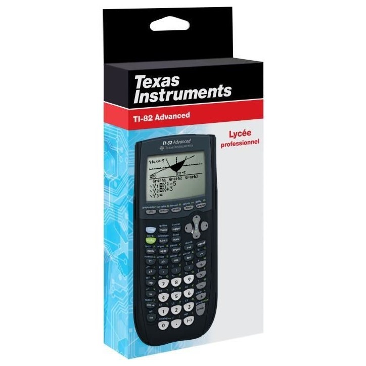 Calculatrice - TEXAS TEXAS INSTRUMENTS - TI-82 Advanced