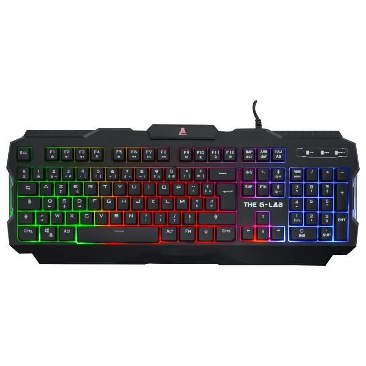 Pack Gamer 4 en 1 - The G-Lab - COMBO ARGON - Souris Filaire - Clavier Filaire - Casque Filaire - Tapis de Souris Pack Gamer 4 en 1 - The G-Lab - COMBO ARGON - Souris Filaire - Clavier Filaire - Casque Filaire - Tapis de Souris