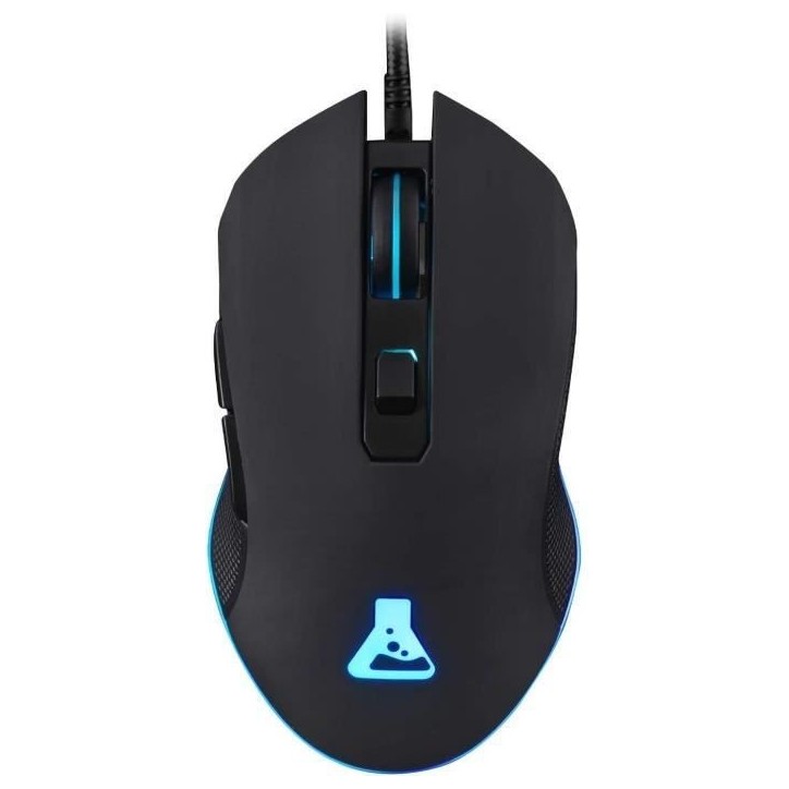 Souris Gamer Filaire - The G-Lab - KULT HELIUM - RGB - 6400 DPI - 6 Boutons - Noir
