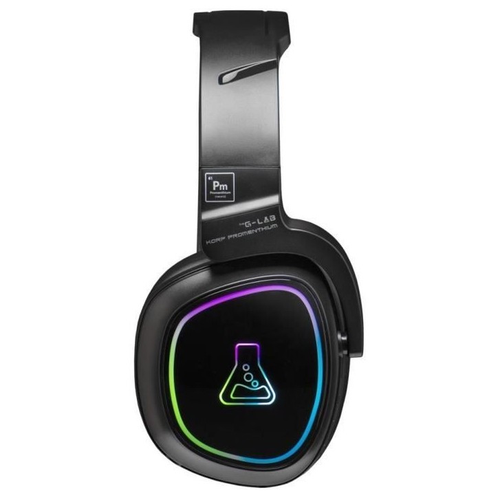 Casque Gamer Sans Fil - The G-Lab - KORP PROMENTHIUM - Microphone - RGB - PC/PS4/Xbox One - Noir Casque Gamer Sans Fil - The G-Lab - KORP PROMENTHIUM - Microphone - RGB - PC/PS4/Xbox One - Noir