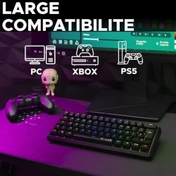 Clavier Gamer - The G-Lab - KEYZ THALLIUM TKL - Mécanique (Switch Rou