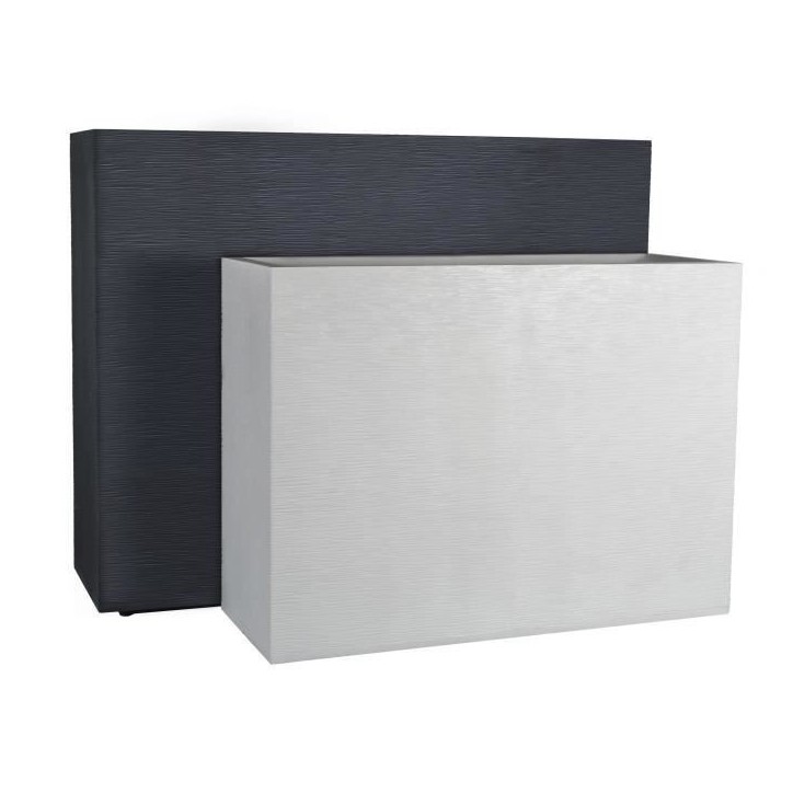 EDA Bac a fleurs Muret Loft GRAPHIT - 46 L - 78,5 x 29,5 x 60 cm - Gris anthracite