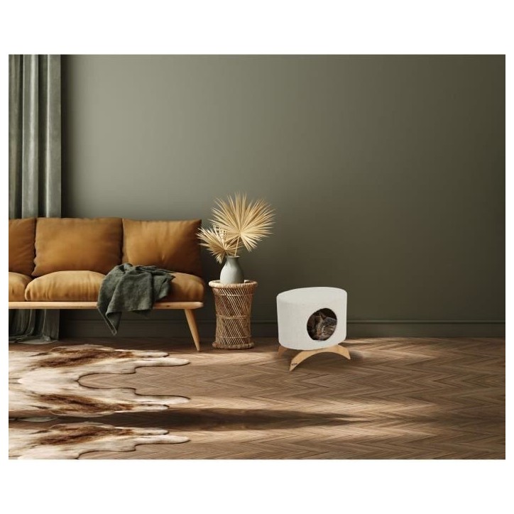 Niche - Zolux - Montana - Pour chat - Confortable et cosy - 42 x p31 x 40 cm