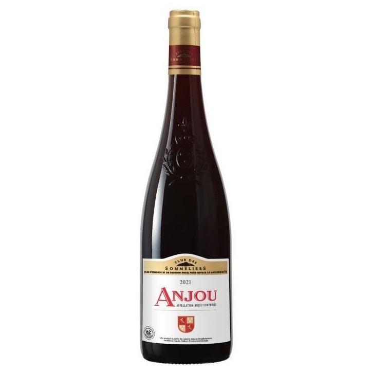 Club des Sommeliers 2021 Anjou - Vin rouge de Loire