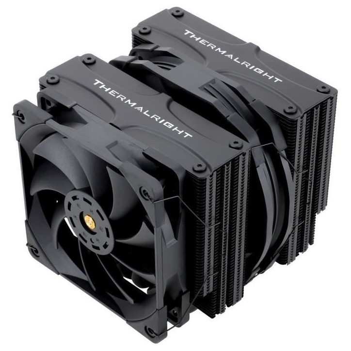 Ventirad CPU - THERMALRIGHT - Frost Commander 140 - Noir - Ventilateurs 1x140mm + 1x120mm - Compatibilité Intel et AMD Ventirad CPU - THERMALRIGHT - Frost Commander 140 - Noir - Ventilateurs 1x140mm + 1x120mm - Compatibilité Intel et AMD