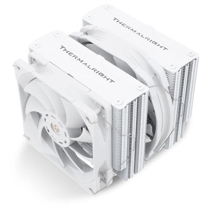 Ventirad CPU - THERMALRIGHT - Frost Commander 140 - Blanc - Ventilateurs 1x140mm + 1x120mm - Compatibilité Intel et AMD Ventirad CPU - THERMALRIGHT - Frost Commander 140 - Blanc - Ventilateurs 1x140mm + 1x120mm - Compatibilité Intel et AMD